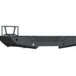 Road Armor Spartan Rear Bumper in Texture Black for 2018-2023 Wrangler JL