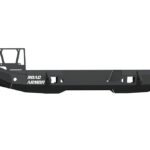 Road Armor Stealth Full Width Rear Bumper in Texture Black for 2018-2023 Wrangler JL