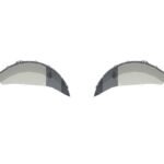 Road Armor Stealth Rear Fender Liner Body Armor in Raw Stainless Steel for 2018-2023 Wrangler JL