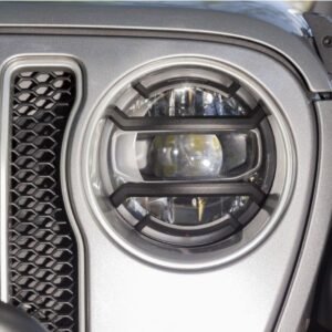 Rugged Ridge Elite Euro Headlight Guard Kit for 2018-2026 Wrangler JL and 2020-2026 Gladiator JT