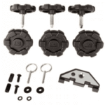 Rugged Ridge Elite Hardtop Quick Removal Kit w/ Clips for 2007-2018 Wrangler 4Dr JK