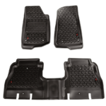 Rugged Ridge Floor Liner Kit Front & Rear for 2018-2026 Wrangler 4Dr JL