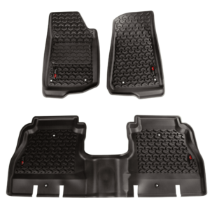 Rugged Ridge Floor Liner Kit Front & Rear for 2018-2026 Wrangler 4Dr JL