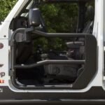 Rugged Ridge Front Tube Doors with Mirrors for 2018-2026 Wrangler JL & 2020-2026 Gladiator JT
