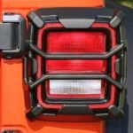 Rugged Ridge JL Elite Taillight Guards for Standard Incandescent Tail Lights for 2018-2026 Wrangler JL