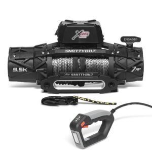 Smittybilt XRC Gen3 9500lbs Winch Competition style with Synthetic Rope and Hawse Fairlead