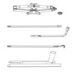 Spare Tire Jack and Tools Kit for 2018-2026 Wrangler JL