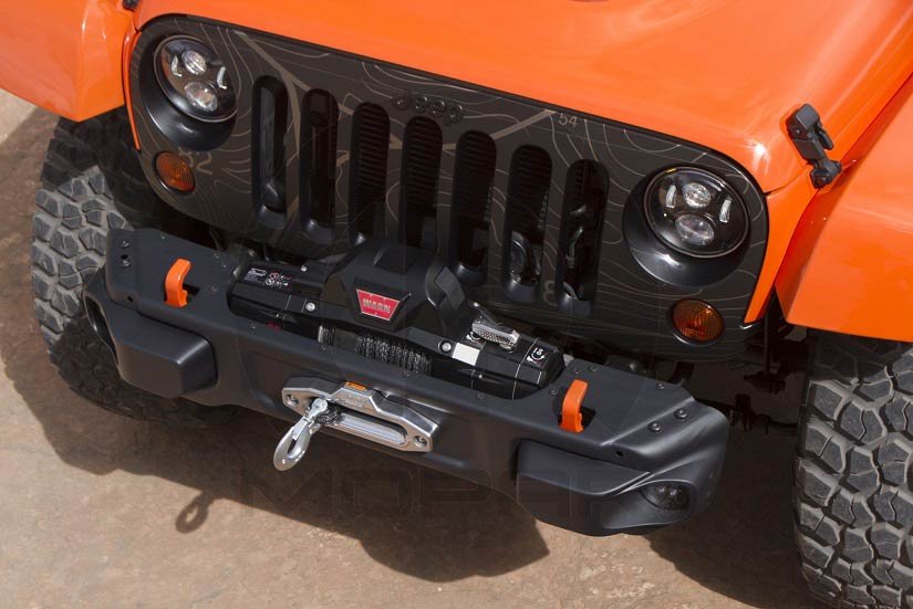 "Stubby" Rubicon Hard Rock, X and 10th Anniversary Front Bumper for 2007-2018 Wrangler JK