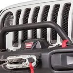 Warn 102355 Low Grill Guard Tube for 2018-2026 Wrangler JL and 2020-2026 Gladiator JT for Factory Steel Bumper