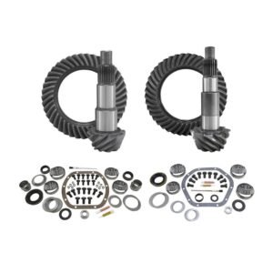 Yukon Gear & Axle Front and Rear Ring and Pinion with Master Install Kits for 2007-2018 Wrangler JK with Dana 30 Front and Dana 44 Rear Axles