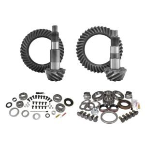 Yukon Gear & Axle Front and Rear Ring and Pinion with Master Install Kits for 2007-2018 Wrangler JK with Dana 44 Front and Dana 44 Rear Axles