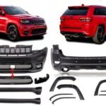JEEP GRAND CHEROKEE IV WK2 2017-2021 BODY KIT FACELIFT SRT TRACKHAWK STYLING PACKAGE